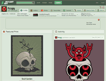 Tablet Screenshot of fizzgig.deviantart.com