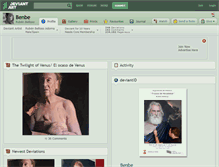 Tablet Screenshot of benbe.deviantart.com