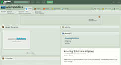 Desktop Screenshot of amazingsolutions.deviantart.com