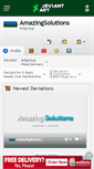 Mobile Screenshot of amazingsolutions.deviantart.com