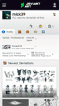 Mobile Screenshot of mick39.deviantart.com
