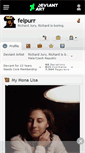 Mobile Screenshot of felpurr.deviantart.com