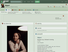 Tablet Screenshot of felpurr.deviantart.com