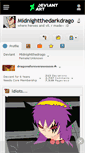 Mobile Screenshot of midnightthedarkdrago.deviantart.com
