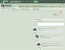 Tablet Screenshot of equivamp.deviantart.com