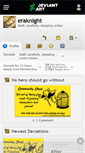 Mobile Screenshot of eraknight.deviantart.com