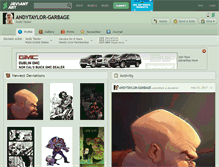 Tablet Screenshot of andytaylor-garbage.deviantart.com