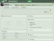 Tablet Screenshot of marij-23.deviantart.com