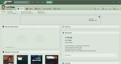 Desktop Screenshot of levipage.deviantart.com