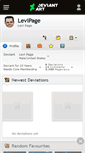 Mobile Screenshot of levipage.deviantart.com