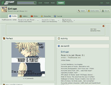 Tablet Screenshot of erri-san.deviantart.com