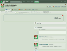 Tablet Screenshot of little-chibi-italia.deviantart.com