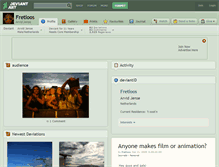 Tablet Screenshot of fretloos.deviantart.com