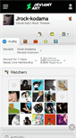 Mobile Screenshot of jrock-kodama.deviantart.com
