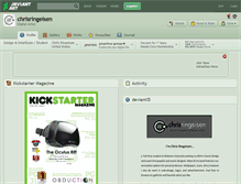 Tablet Screenshot of chrisringeisen.deviantart.com