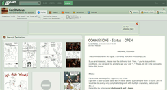 Desktop Screenshot of cecilmateus.deviantart.com