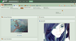 Desktop Screenshot of dagonundone.deviantart.com