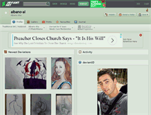 Tablet Screenshot of albano-al.deviantart.com