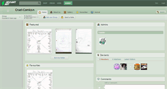 Desktop Screenshot of cruel-comics.deviantart.com