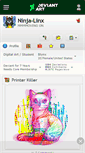 Mobile Screenshot of ninja-linx.deviantart.com