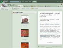 Tablet Screenshot of hp-jewelry.deviantart.com