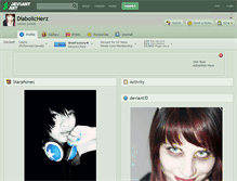 Tablet Screenshot of diabolicherz.deviantart.com