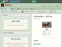 Tablet Screenshot of joybird.deviantart.com