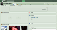 Desktop Screenshot of homemadecrackers.deviantart.com