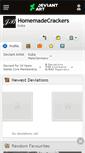 Mobile Screenshot of homemadecrackers.deviantart.com