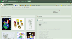 Desktop Screenshot of farseendarkness.deviantart.com