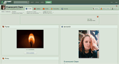 Desktop Screenshot of evanescent-chaos.deviantart.com