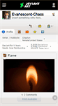Mobile Screenshot of evanescent-chaos.deviantart.com