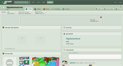 Desktop Screenshot of fatpokemonlover.deviantart.com
