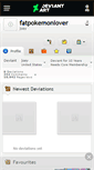 Mobile Screenshot of fatpokemonlover.deviantart.com