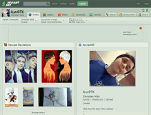 Tablet Screenshot of iluvdtk.deviantart.com