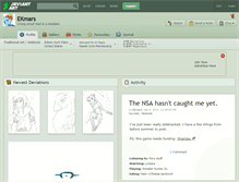 Tablet Screenshot of ekmars.deviantart.com