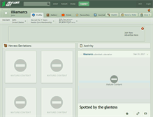Tablet Screenshot of ilikemercs.deviantart.com
