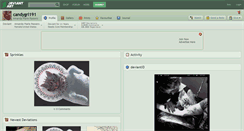 Desktop Screenshot of candygrl191.deviantart.com