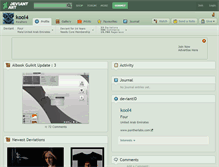 Tablet Screenshot of kool4.deviantart.com