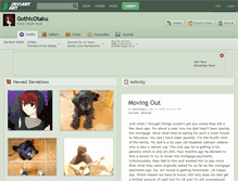 Tablet Screenshot of gothicotaku.deviantart.com