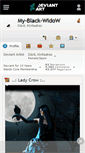 Mobile Screenshot of my-black-widow.deviantart.com