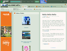 Tablet Screenshot of all-sonic-art.deviantart.com