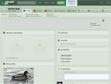 Tablet Screenshot of doctorjest.deviantart.com