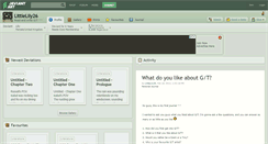 Desktop Screenshot of littlelily26.deviantart.com