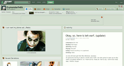 Desktop Screenshot of evymonster9406.deviantart.com