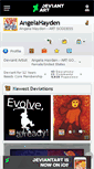 Mobile Screenshot of angelahayden.deviantart.com