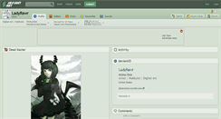 Desktop Screenshot of ladyrawr.deviantart.com