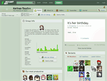 Tablet Screenshot of kerinas-touch.deviantart.com