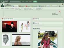 Tablet Screenshot of inesflores.deviantart.com