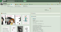 Desktop Screenshot of nirome.deviantart.com